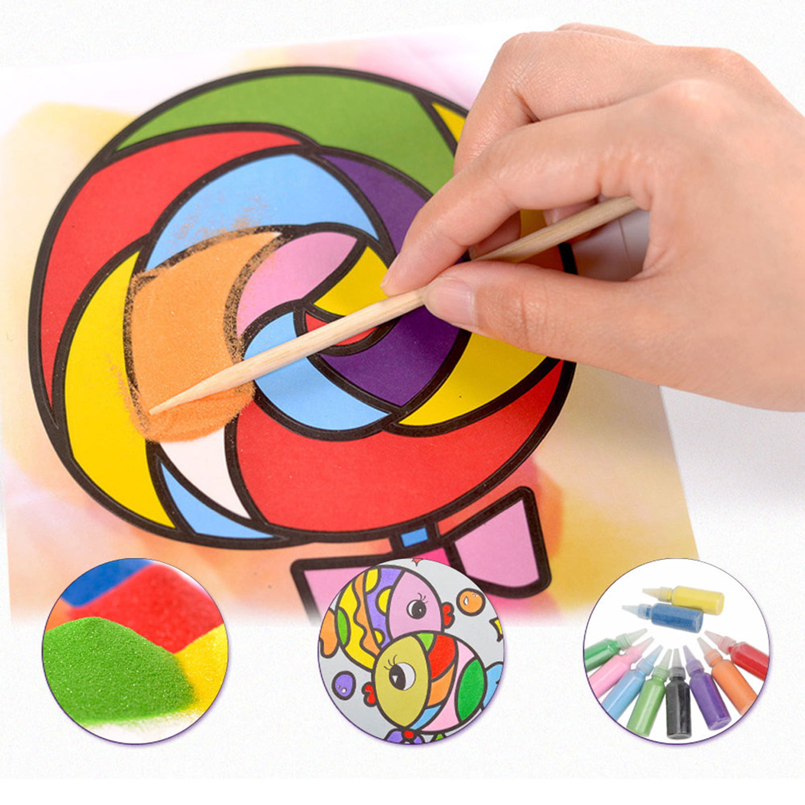 Genius Art Sand Art Painting Kits for Kids - Learn The Seasons