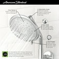 thumbnail image 5 of American Standard 9038074.243 Spectra Fixed 4-Function Adjustable Shower Head 7-inch 1.8 GPM, Matte Black, 5 of 6