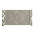 thumbnail image 2 of Jean Pierre Ricardo Cotton Fringe 27 x 45 in. Bath Rug, Linen, 2 of 11