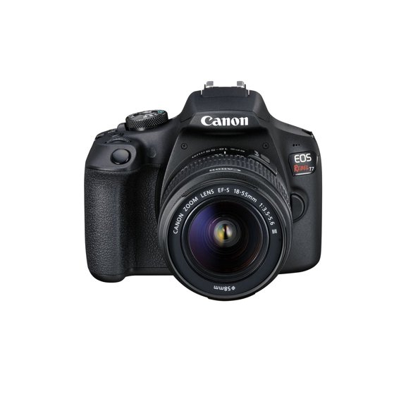 Appareil photo EOS Rebel T7 de Canon avec trousse d’objectifs 18 – 55 mm f et 3,5 - 5,6 III