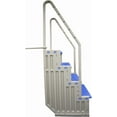 thumbnail image 2 of Confer Plastics Access Pool Step 1 (Warm Grey with Blue Steps), 2 of 8