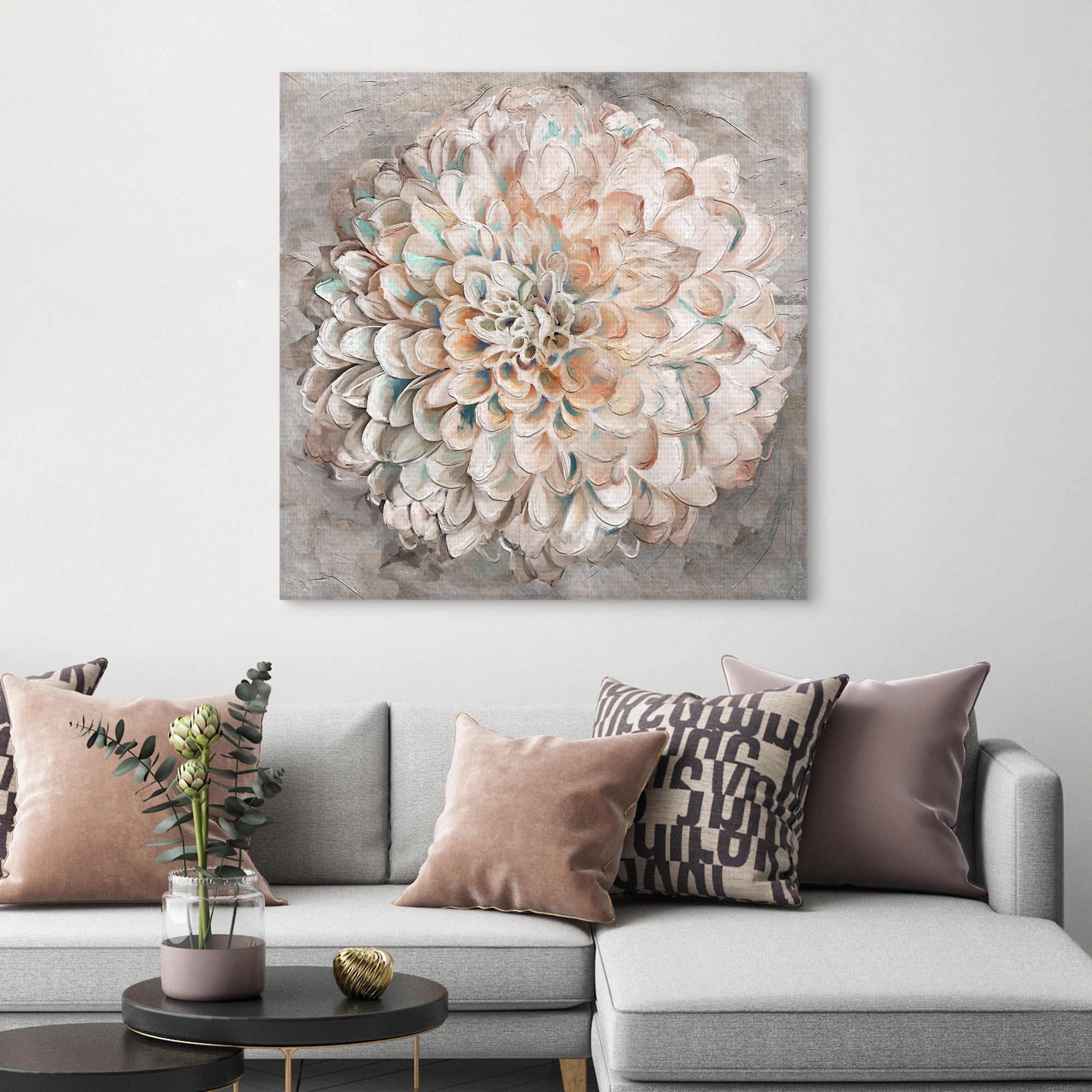 Confetti Dahlia by Studio Arts Canvas Art