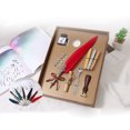 thumbnail image 4 of Retro Quill Pen Set with Wax Seal Stick/Seal Stamp/Spoon Calligraphy Pen Set, 4 of 20
