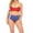 Red, variant on Tejiojio Plus Size Swimming Suits for Womens Ladies' Swimming Costume Padded Swimsuit Monokini Swimwear Push Up Bikini Sets