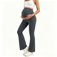 thumbnail image 2 of Lvshlubb Maternity Leggings High Waisted Over The Belly Pregnancy Active Wear Workout Yoga Pants Pregnancy Clothes for Women, 2 of 5