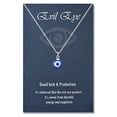 thumbnail image 1 of Blue Eye Necklace Evil Eye Pendant Necklace Turkish Evil Eye For Protection, 1 of 5