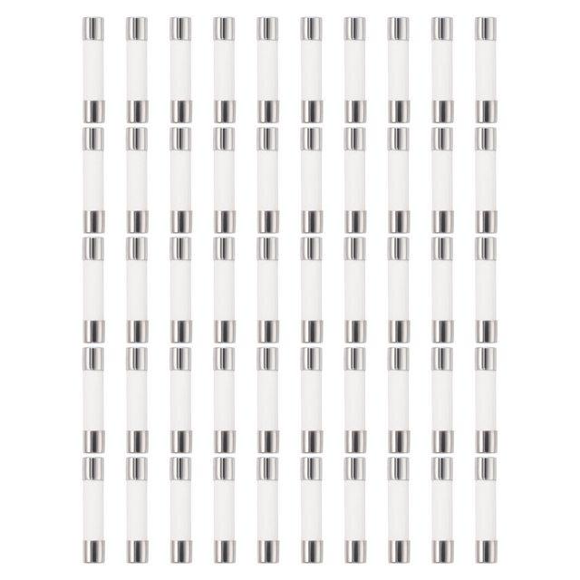 50uds 7 Amplificador 250V Coche R?pido Reventar Cer?mica Fusible 6x30mm 0.24"X1.18" Unique Bargains fusibles automotrices