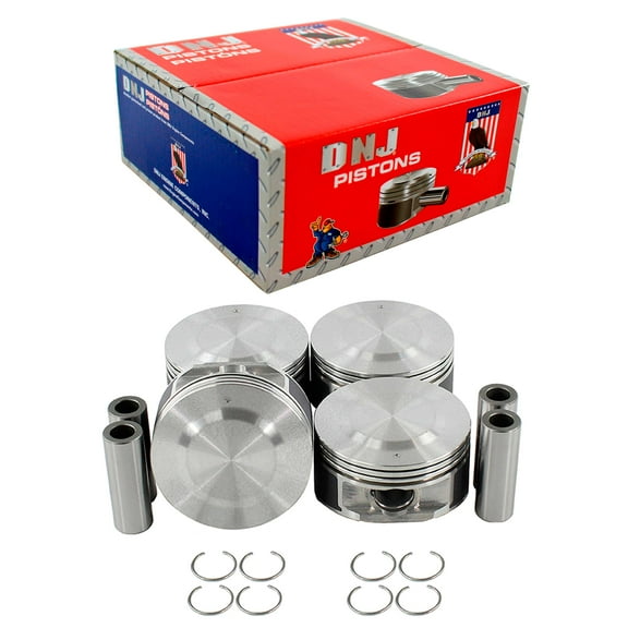 DNJ P3138 Std. Complete Piston Set Fits Cars & Trucks 04-06 Chevrolet GMC Colorado 2.8L DOHC
