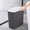 Gray, variant on 19 L Pet/Dog Proof Bathroom Trash Can with Lid, Slim Trashcan and Skinny Small Covered Trash Can for Kitchen, Office, RV, Bedroom, Plastic Wastebasket, Garbage Can
