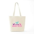 thumbnail image 6 of CafePress - I'm The Middle Sister Butterfly Tote Bag - Unisex Canvas Tote Bag, Beige, 1-Piece, 6 of 7