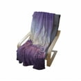 thumbnail image 4 of Northwoods Soft Flannel Fleece Throw Blanket, Mountain Scenery with Lonely Pine Tree River and Hills at the Back, Cozy Plush for Indoor and Outdoor Use, 60" x 80", Violet Pink Pale Grey, by Ambesonne, 4 of 6