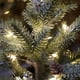 thumbnail image 4 of Árbol de navidad artificial flocado, árbol de navidad de cedro de mesa, adornos navideños para interiores Adepaton CPB-SSW142-2, 4 of 5
