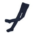 thumbnail image 1 of Le Chic Girl's Cable Knit Tights Navy, Sizes 3-14 - 3/98, 1 of 1