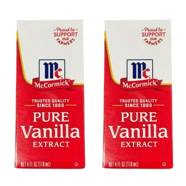 2-Pack McCormick All Natural Pure Vanilla Extract 4 Fl Oz Each Best By 2029