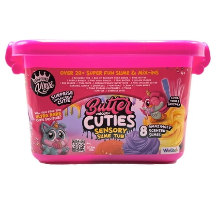 Compound Kings Butter Unicorn Explosion Sensory Slime Tub