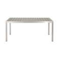 thumbnail image 2 of CoSoTower Coral Outdoor Aluminum Dining Table with Faux Wood Top, Gray Finish,Grey, 2 of 9