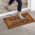 thumbnail image 3 of Happiness Font Door Mat Bathroom Living Room Welcome Door Decorative Floor Mat Blessing Font Floor Mat Area Rugs Kids Room Extra Large Throw Leaving Room Rug Large Rug for Living Room And Striped, 3 of 3