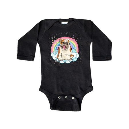 

Inktastic Bulldog Gifts for Dog Lovers Gift Baby Girl Long Sleeve Bodysuit