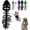Black-Kids-34in, variant on Dinosaur Skeleton Costume, Silly Dino Plush Skeleton, 3D Spinosaurus Skull Mask & Plush Spine, For Dress-Up Play
