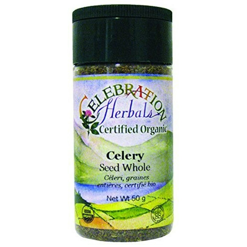Celebration Herbals Celery Seed Whole Organic, 48 gm