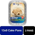 thumbnail image 3 of (3 pack) EZ Foil Cake Pans, 13x9 Inch, 3 Count, 3 of 8