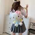thumbnail image 1 of Mochilas de felpa Kawaii con dibujos animados de Melodies Cinnamorolls Kuromis, bolso de hombro de Hello Sanrios Plushies, bolsa de peluche para gatitos, regalos para niñas, 1 of 4