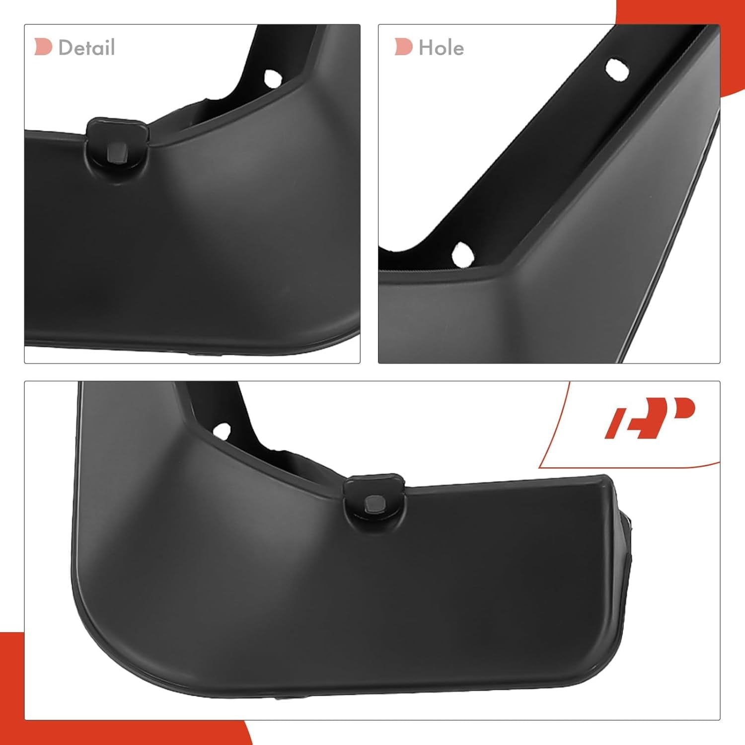 A-Premium Mud Flaps Splash Guards Compatible with Ford Taurus 2013-2017 4-PC Set