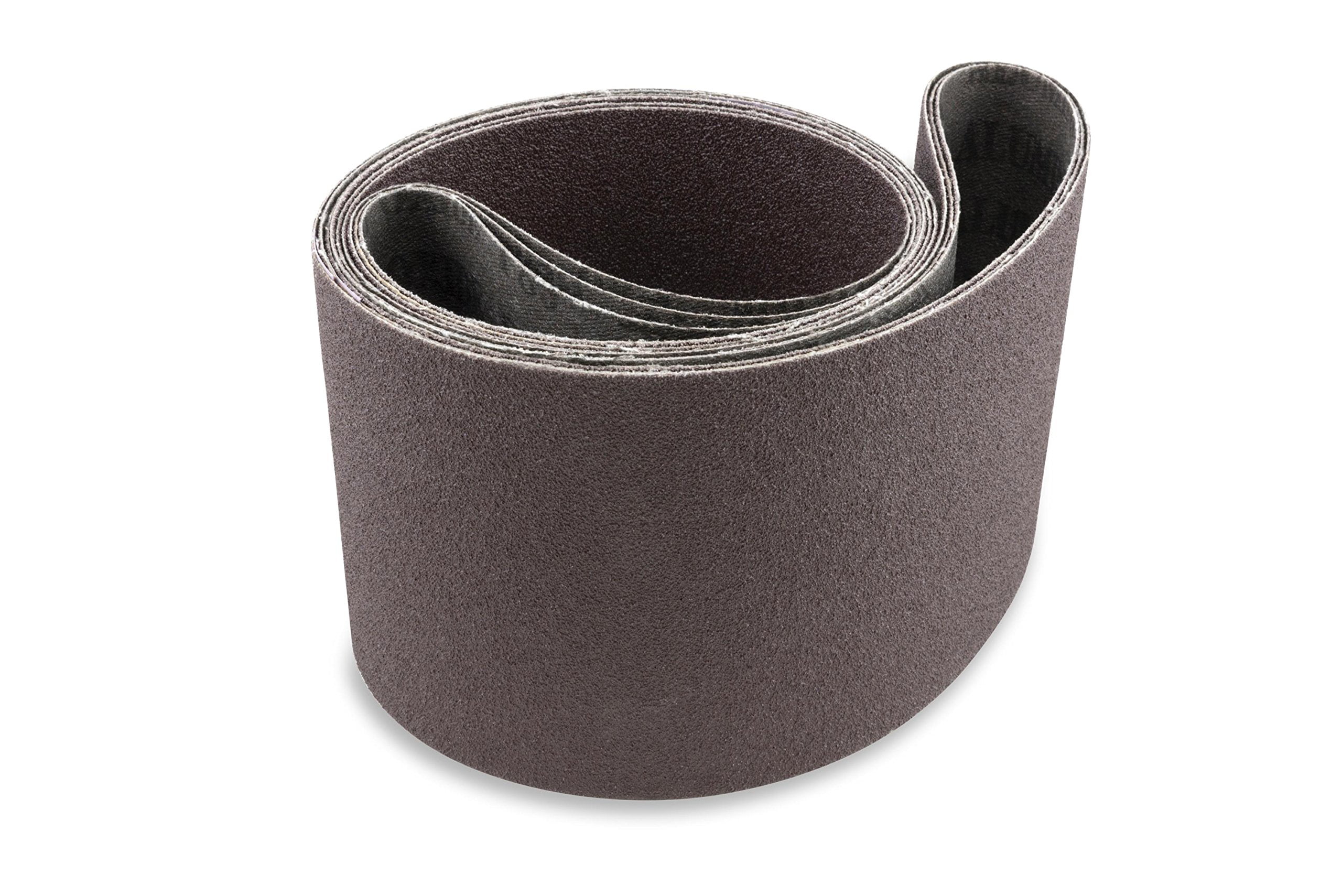 2 Pack 6 X 80 Inch 80 Grit Aluminum Oxide Premium Multipurpose Sanding Belts