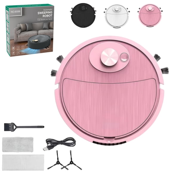 Mini Robot Vacuum for Car, 3-in-1 Rechargeable Low Noise for Car and Home
