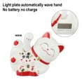 thumbnail image 2 of Solar-Powered Automatic Waving Lucky Cat Cashier Decoration Parent-Child Cat, 2 of 8