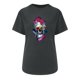 thumbnail image 4 of Mujeres Fahion Cuello redondo Mangas caídas Hombros Desgastados Estilo retro Camiseta Nupcial Verano Blusa Túnica Tops Fridja  bn2545, 4 of 4