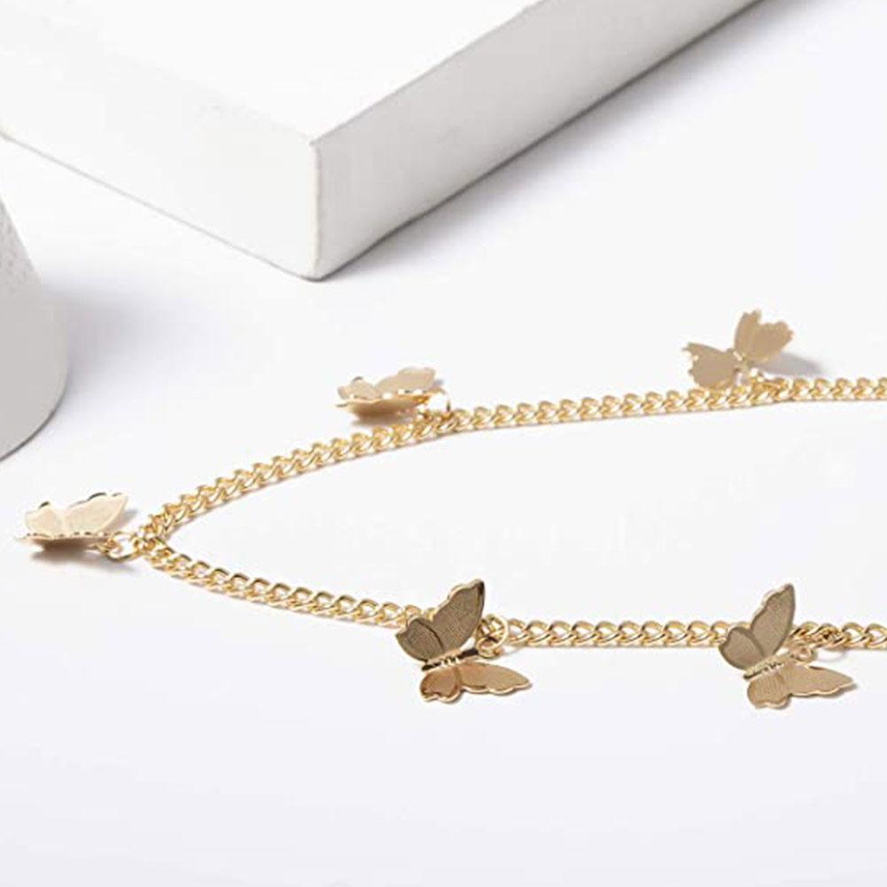 1Pcs Women Butterfly Necklace Pendant Clavicle Choker Gift Jewelry Chain C1Z5 - image 2 of 9