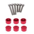 thumbnail image 1 of Perno prisionero del colector de admisión de del motor M6 de 6 piezas para rojo Sunnimix Motores Arandela de tornillo, 1 of 8