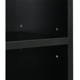 thumbnail image 5 of 8-Tier Media Tower Rack, CD DVD Slim Storage Cabinet with Adjustable Shelves, Tall Narrow Bookcase Display Bookshelf for Home Office, Multi-Functional Double-Decker Bookcase, Black, 5 of 12