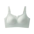 thumbnail image 2 of Ailaofu Wireless Bras for Women Deep V Neck No Underwire Push Up Bra Smoothing Full Coverage High Supports Bralette for Everyday, 2 of 6