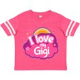 thumbnail image 3 of Inktastic I Love My Gigi Grandma Grandchild Girls Toddler T-Shirt, 3 of 5