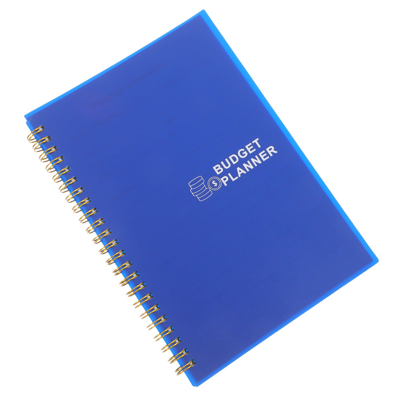 MERRYHAPY Household Budget Notebook Dark Blue Portable Design with Cash and Expense Tracker