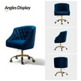 thumbnail image 4 of Lydia Manager's Chair with Swivel, Navy, 4 of 8