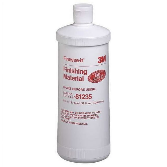 3M Finesse-it Polish - Finishing Material 81235 White Easy Clean Up Liter