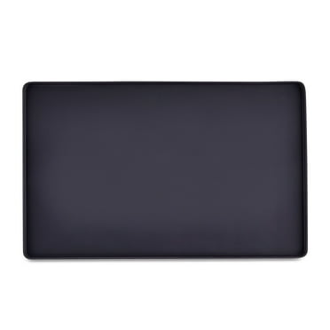 Vibrant Life Small Silicone Pet Feeding Mat, Black, 13" x 8"
