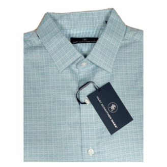 HART SCHAFFNER MARX Men's Long-Sleeve Non-Iron Buttoned Check Shirt HART SCHAFFNER MARX Men's Long-Sleeve Non-Iron Buttoned Check Shirt
