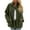 Green, variant on Womens Open Front Sherpa Fleece Jacket Oversized Fuzzy Jackets Fall Winter Warm Teddy Coat Outerwear with Pockets