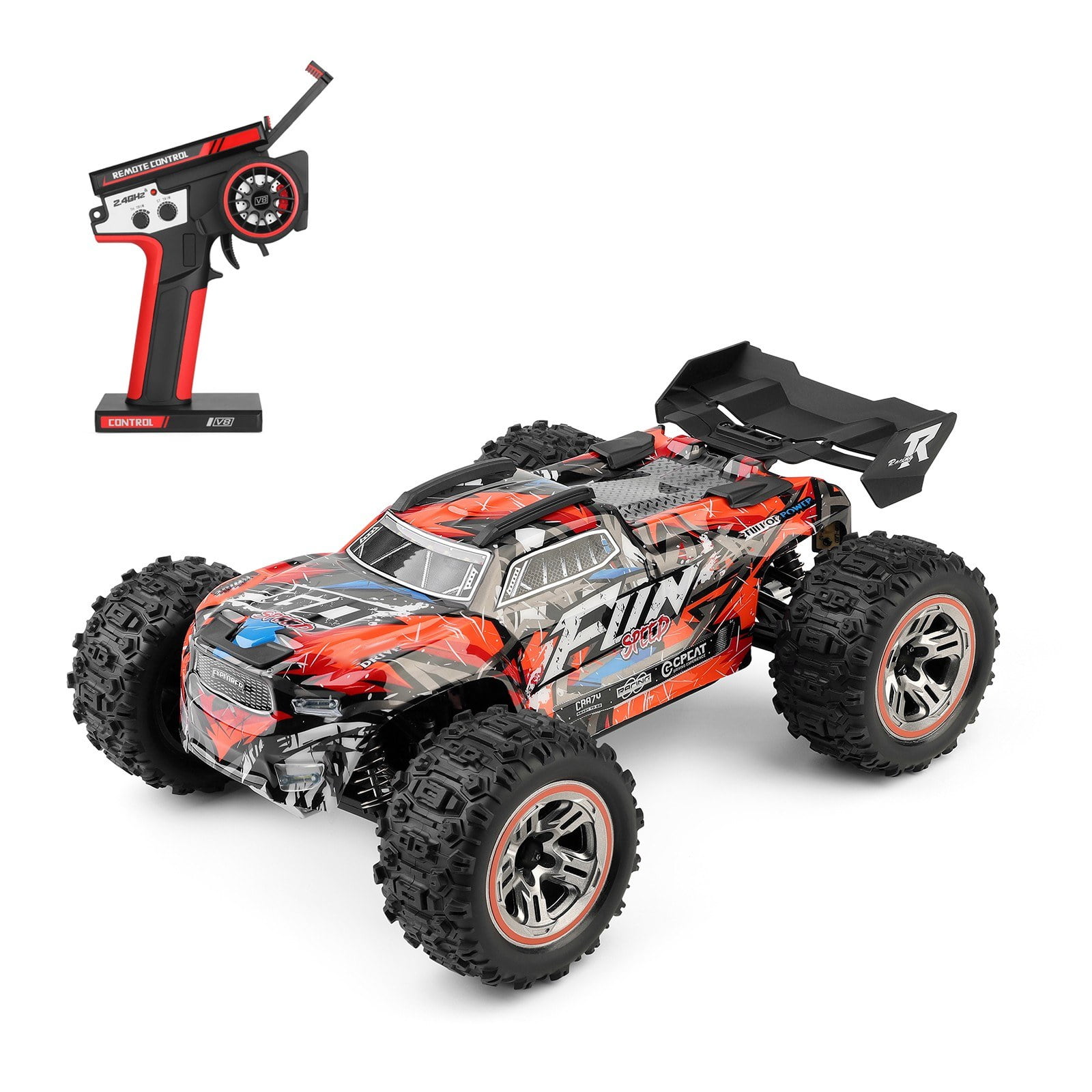 Wltoys 184008 2.4GHz 1/18 Remote Control Off Road Car 60KM/H Brushless Motor