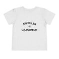 thumbnail image 2 of NO RULES AT GRANDMAS - (BLACK PRINT) Toddler Short Sleeve Tee, 2 of 4