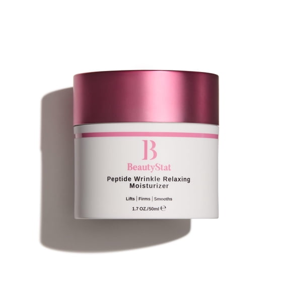 Hidratante relajante antiarrugas con péptidos BeautyStat, fabricado en los EE. UU., creado por un químico cosmético veterano del cuidado de la piel con más de 20 años, 1,7 oz/50 ml