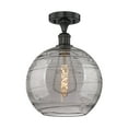thumbnail image 7 of Innovations Lighting - Athens Deco Swirl - 1 Light Semi-Flush Mount In, 7 of 7