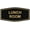 Black Gold, variant on Signs ByLITA Fancy Lunch Room Sign - Laser-Engraved Lettering | Durable ABS Plastic | Vibrant Colors | Powerful Foam Tape (Blue) - Small