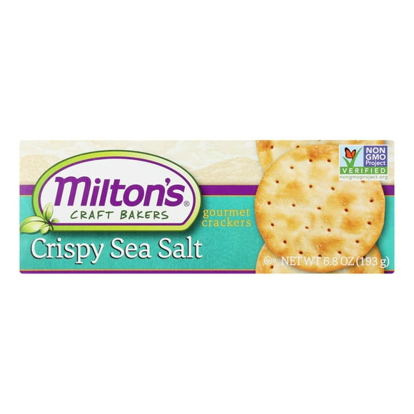 Miltons Crackr Grmt Crspy Sea Slt, Case of 8 X 6.8 Oz