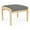 Gray, variant on Lenox Wood Reception Waiting 18" 1-Seat Bench / Natural Wood / Light Gray