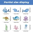 thumbnail image 3 of Sea Animal Window Clings for Kids, Ocean Theme Window Thick Gel Clings Stickers Underwater Fish Shark Turtles Window Decals for Classroom Nursery Airplane Car Plane Decorations, 3 of 8